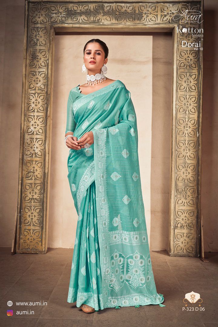 Aura Dorai 10 Festive Wear Wholesale Designer Saree Catalog